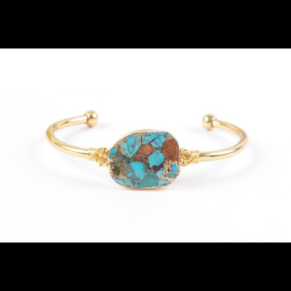 Natural Turquoise Bangle